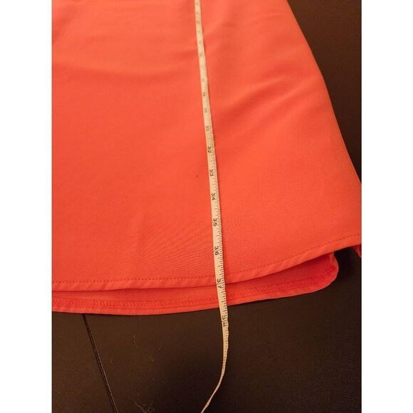 White House Black Market pink halter grommet  mini swing dress size 12 - Picture 7 of 7